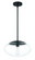 Gaze 14'' 1 Light Oval Pendant in Flat Black (20|56894-FB)