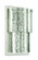 Museo 2 Light Wall Sconce in Brushed Polished Nickel (20|48662-BNK)