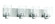 McClane 4 Light Vanity in Brushed Polished Nickel (20|18532BNK4)