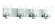 McClane 4 Light Vanity in Brushed Polished Nickel (20|18532BNK4)