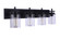 Reeves 4 Light Vanity in Flat Black (20|17432FB4)