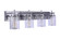 Reeves 4 Light Vanity in Chrome (20|17432CH4)