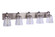 Elsa 5 Light Vanity in Brushed Polished Nickel (20|16340BNK5)