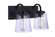 Elsa 2 Light Vanity in Flat Black (20|16314FB2)