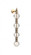 Avra 35'' LED Wall Sconce in Aged Brass with Clear Glass Accent (4450|HF8904-AB)