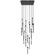 Alpine 31-Light 36''W LED Chandelier in Black with Black Jade Crystals (4450|HF5431-BLK-JAD)