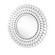 Sparkle 31.5 in. Contemporary Round Mirror in Clear (758|MR9156)