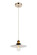 Piers Collection Pendant D10.2 H4.5 Lt:1 Burnished Nickel Brass and frosted white ins (758|LDPD2106)