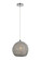 Lilou Collection Pendant D9.8 H10 Lt:1 Chrome Finish (758|LDPD2073)