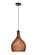 Finola Collection Pendant D13.0'' H20.5 Lt:1 Black and Coffee Finish (758|LDPD2063)