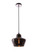 Collins Collection Pendant D9.5in H9in Lt:1 Smoke Finish (758|LDPD2027)
