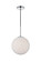 Malibu 1 Light Chrome Pendant With paper string ball (758|LD2233C)