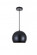 Kasey 1 Light Black Pendant (758|LD2404BK)