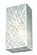 Prism 2 light Chrome Wall Sconce Clear Royal Cut Crystal (758|V2078W6C/RC)