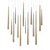 CASCADE 14LGT LINEAR CRYSTAL MULTI 3500K (3612|PD-41714L-BK)