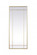 French Panel Full Length Mirror 30x70 Inch in Brass (758|MR3FL3070BRA)
