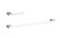 Sofia 2-Piece Bathroom Hardware Set in Chrome (758|HWB-13S2PCH)