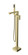 Henry Floor Mounted Roman Tub Faucet with Handshower in Brushed Gold (758|FAT-8002BGD)