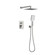 Petar Complete Shower Faucet System with Rough-in Valve in Brushed Nickel (758|FAS-9003BNK)