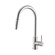 Luca Single Handle Pull Down Sprayer Kitchen Faucet with Touch Sensor in Brushed Nickel (758|FAK-306BNK)