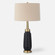 Uttermost Spyglass Black Wood Grain Table Lamp (85|30261)