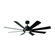 Aura Downrod ceiling fan (7200|FR-W2303-60L-MB)