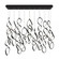 Interlace Chandelier Light (16|PD-47823L-BK)
