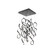 INTERLACE 13LGT SQ 4CCT 27/30/35/4000K (16|PD-47813S-BK)