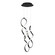 Interlace Chandelier Light (16|PD-47803R-BK)
