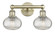 Ithaca - 2 Light - 15 inch - Antique Brass - Bath Vanity Light (3442|616-2W-AB-G555-6CL)