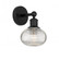 Ithaca - 1 Light - 6 inch - Matte Black - Sconce (3442|616-1W-BK-G555-6CL)