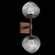 Luna Double Sconce (1289|IDB0095-02-BB-FS-L1)