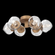 Luna Flush Mount - 6pc (1289|CLB0095-01-NB-GC-L1)