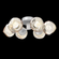 Luna Flush Mount - 6pc (1289|CLB0095-01-CS-ZA-L3)