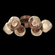 Luna Flush Mount - 6pc (1289|CLB0095-01-BB-FB-L3)