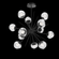 Luna Starburst Chandelier (1289|CHB0095-0H-MB-ZC-001-L1)