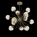 Luna Starburst Chandelier (1289|CHB0095-0H-GB-FA-001-L3)