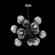 Luna Starburst Chandelier (1289|CHB0095-0G-MB-GS-001-L1)