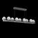 Cabochon Linear Chandelier (1289|PLB0093-0C-GP-WC-CA1-L3)