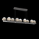 Cabochon Linear Chandelier (1289|PLB0093-0C-GP-TC-CA1-L3)