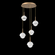 Cabochon Round Pendant Chandelier (1289|CHB0093-05-NB-WC-C01-L3)