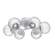 Gaia Flush Mount - 6pc (1289|CLB0092-01-CS-C-L1)