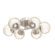 Gaia Flush Mount - 6pc (1289|CLB0092-01-BS-A-L3)