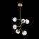 Luna Modern Vine Chandelier (1289|CHB0095-VA-GB-FC-001-L3)