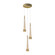 Sunnyvale Collection 3-Light Chandelier Brass (12|AC6823BR)