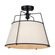 Pullman Collection 3-Light Semi-Flush Mount Black (12|SC13362BK)