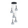 Kali Collection 5-Light Chandelier Black (12|AC11955BK)