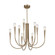 Bronte Collection 9-Light Chandelier Brass (12|AC11929BR)