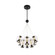 Arlo Collection 8-Light Chandelier Black (12|AC6848BK)