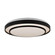 Aziza Collection 1-Light 19'' Flush Mount Black (12|AC7403BK)